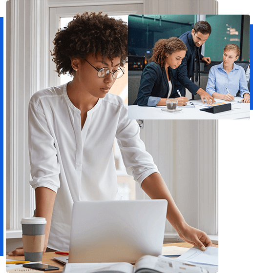 Amin'z Tech team working on digital solutions