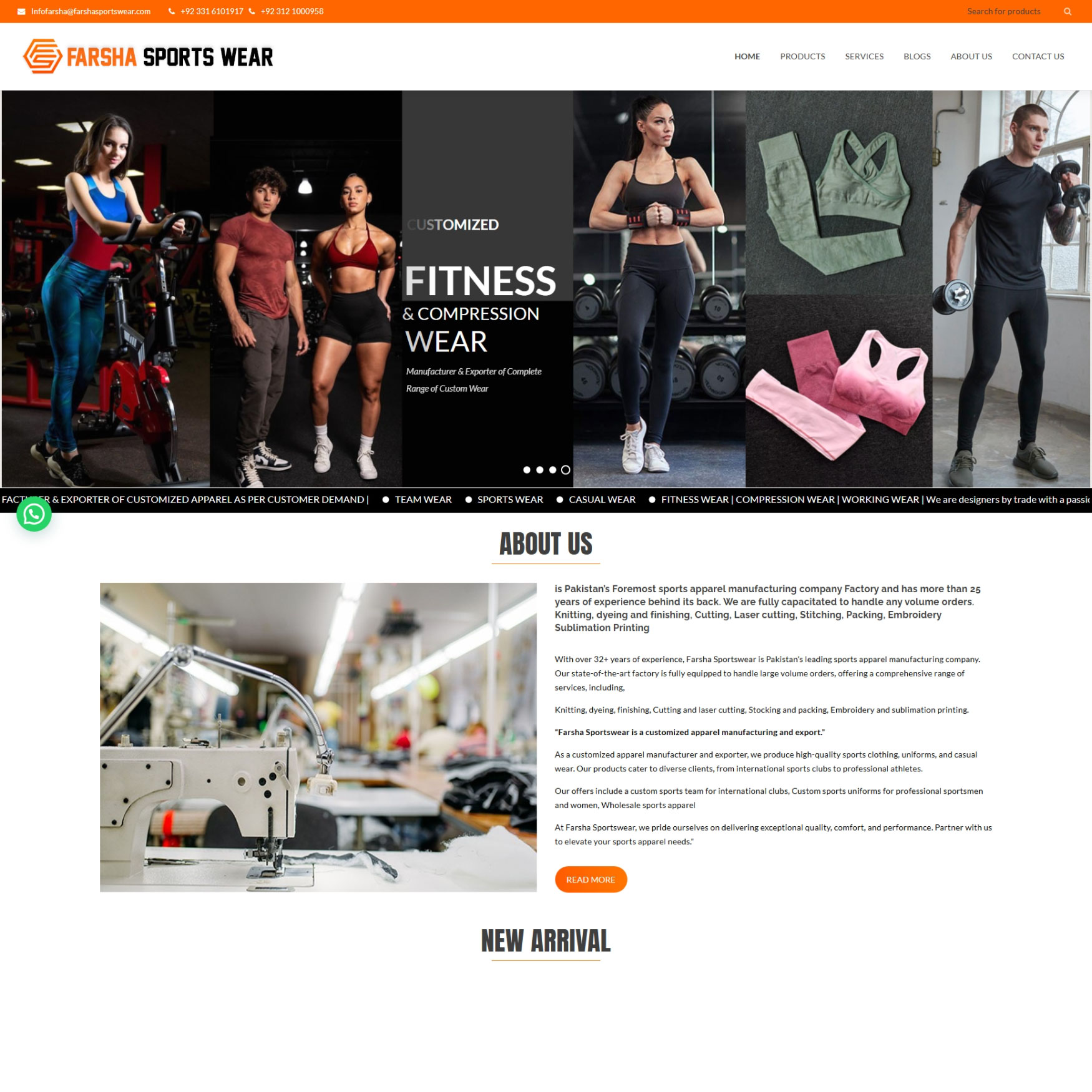 Web design portfolio project by Amin'z Tech